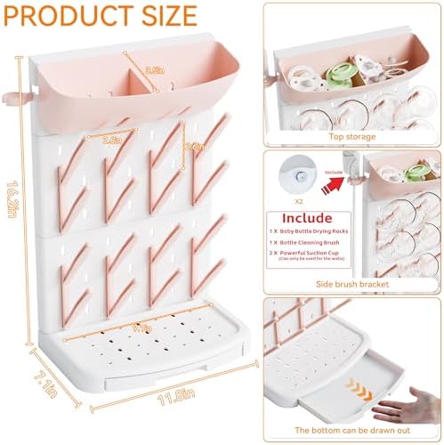 SuoXing Vertical Baby Bottle Drying Rack - Image 3