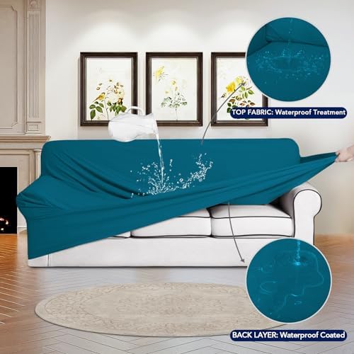 PureFit 100% Waterproof Chair Couch Cover Slipcovers - Image 3