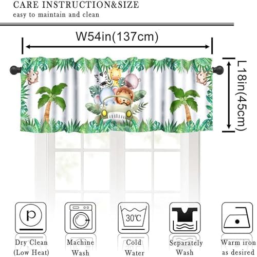 Baby Safari Animals Window Valance - Image 3