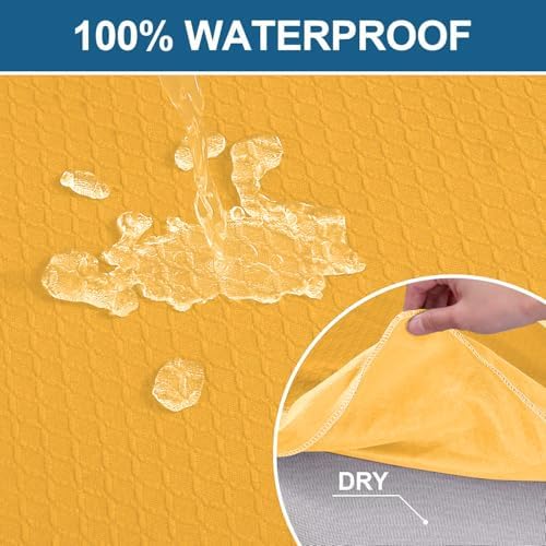 Smiry Waterproof Seat Covers for Dining Room Chairs - Image 3