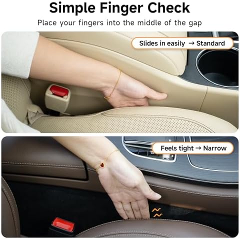 Givifive Car Seat Gap Filler Organizer Soft Foam 3IN1 Storage Slot & Hook - Image 5