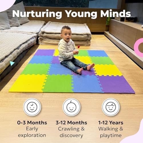 MioTetto Baby Play Mat, Soft Foam Floor Tiles - Image 3