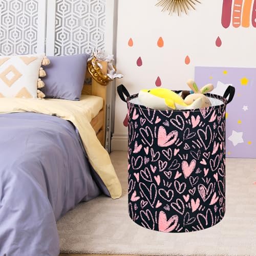 MAIZMZ Girls Room Storage Basket Decor Organizer Bins Kids Hamper Storage Bins - Image 3