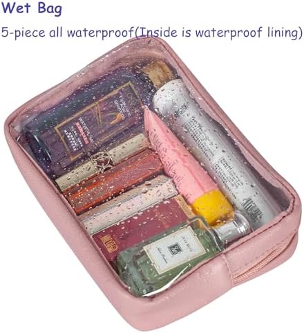 Remobia Hicol TSA Approved 5-Piece Diaper Bag Organizer Pouch Set Clear - Image 3