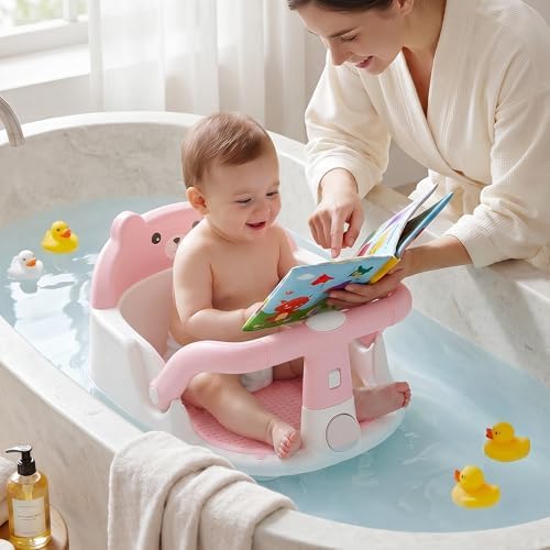 Baby Bath Seat for Babies 6 Months & up Non-Slip Toddler Bath Seats for Sitting - Image 2