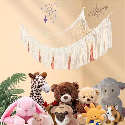 Stuffed Animal Hammock Corner, Plushie Net - Image 3