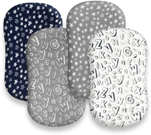 4 Pack Breathable Bassinet Sheets - Image 6