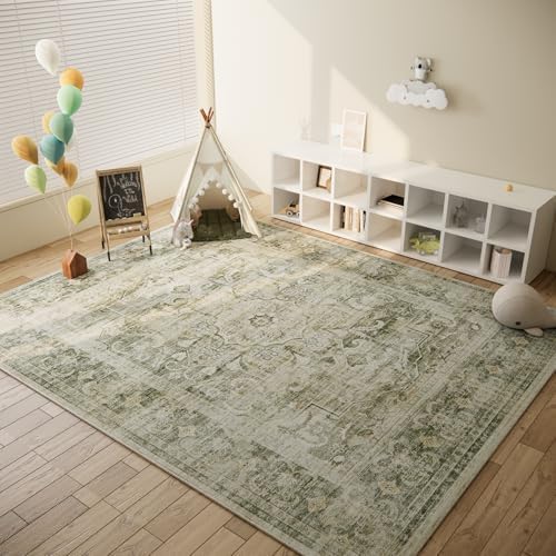 Machine Washable Living Room Rug: 5x7 Area Rugs - Image 6