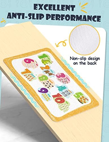 NiBaby 4 PCS Kids' Placemats for Dining Table, Placemats for Toddler & Kids - Image 4