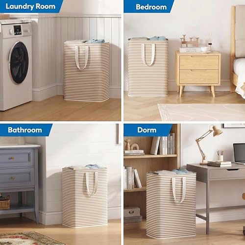 efluky Slim Laundry Basket, Narrow Laundry Hamper - Image 7