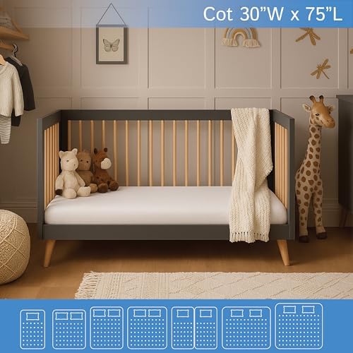 Cot Size Waterproof Mattress Protector - Image 2