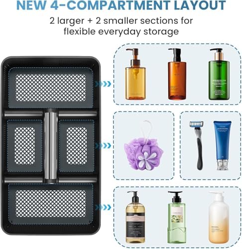 BYUNER Plastic Shower Caddy Dorm: Portable Cleaning & Shower Caddy - Image 6