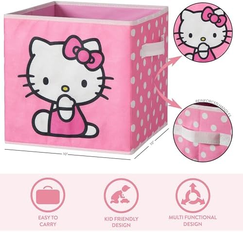 Hello Kitty Set of 2 Storage Cubes - Image 4