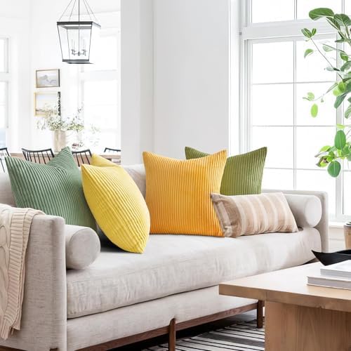 Topfinel Summer Throw Pillows Covers 16x16 Inch Set of 4, Couch Sofa Living - Image 3