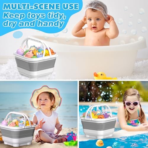 Anivia Foldable Bath Toy Storage Organizer - Image 4