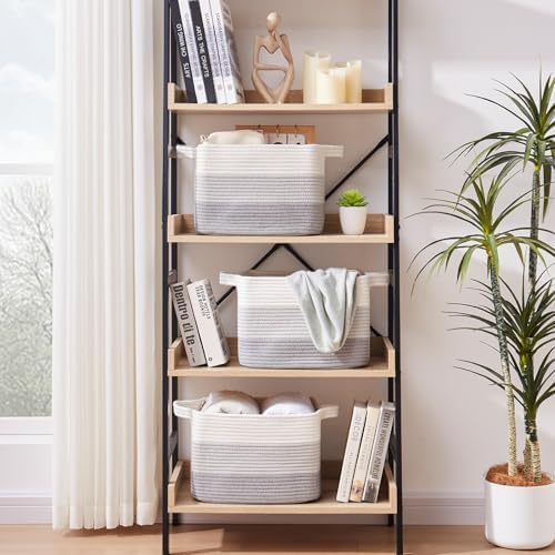 OIAHOMY Cotton Rope Storage Baskets - Image 2