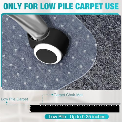 Office Chair Mat for Low Pile Carpet - Image 4