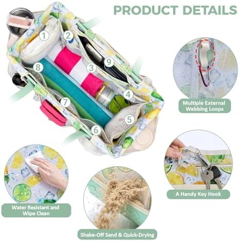 Nyton Organizer Insert for Original Large Bogg Bag Cover Beach Liner for XL - Image 6
