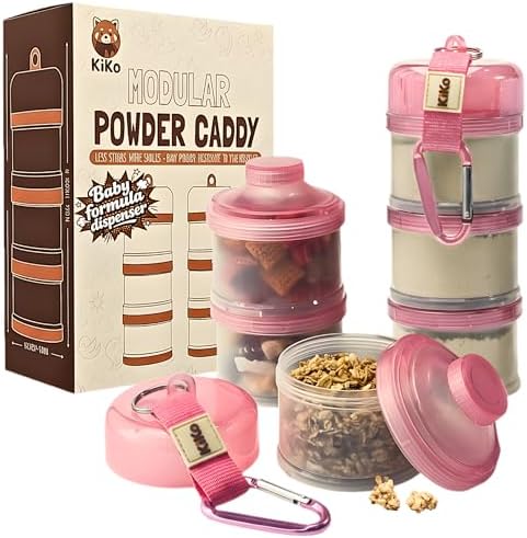 Formula Container to Go – Baby Essentials, Stackable Formula Dispenser by KiKo