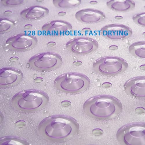 AmazerBath Bath Tub Mat, Medium Size 27.6 x 15 Inches Non-Slip Shower Mats - Image 4