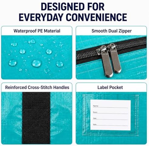 Extra Large Storage Bags, Jumbo Moving Tent Storage Bags, Foldable Big - Image 2