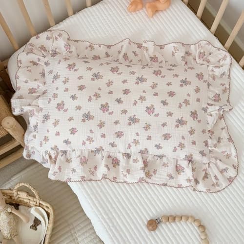 BuLuTu Floral Kids Pillowcase Standard Size, Tuberose Pattern by BuLuTu