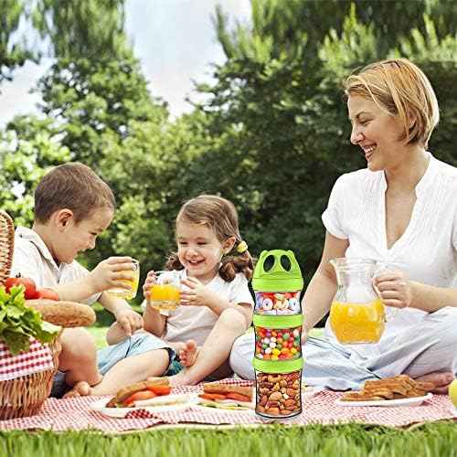 SELEWARE Green Stackable Snack Containers - Image 6