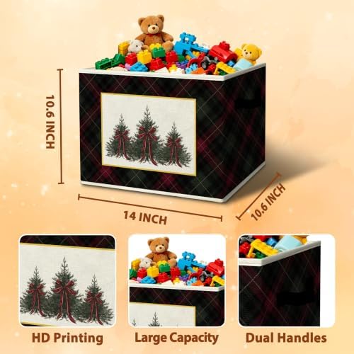 Vintage Gothic Christmas Tree Storage Box - Image 3