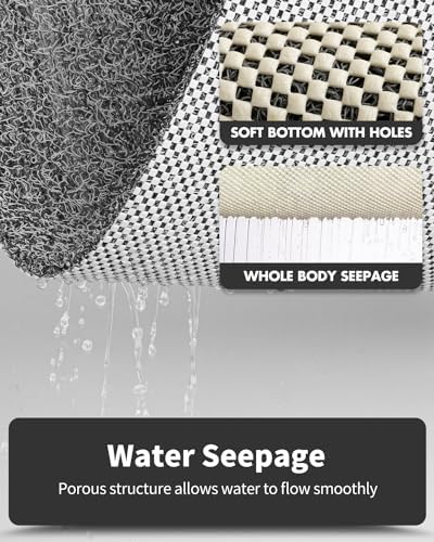Non-Slip Bathtub Mat, 20x32 Inch, Shower Mats - Image 4