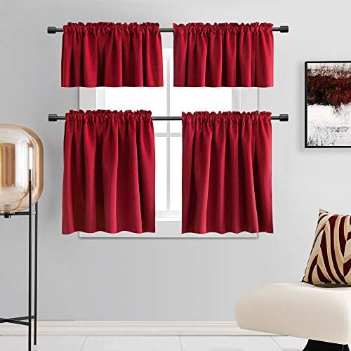 DONREN Christmas Red Valances for Bedroom - Image 5