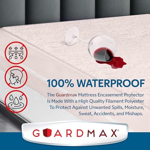 Guardmax RV Mattress Encasement Zippered, 100% Waterproof Mattress Protector - Image 5