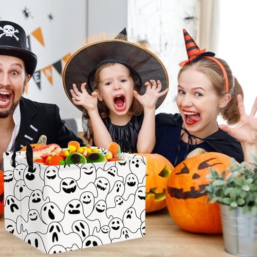 Halloween Ghost thriller basket, Empty Halloween basket, Horror and thriller - Image 2