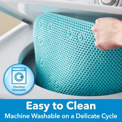 Duck Brand Softex Bath Mat for Tubs, Machine Washable, 17 x 36 Inches, Skid - Image 4
