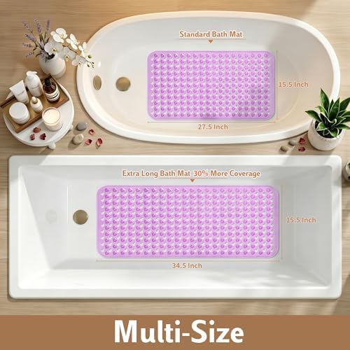Yimobra Non Slip Bath Mat, Super Strong Suction Cups, Machine Washable Fast - Image 6