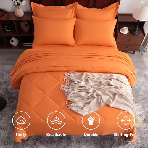 NTBAY Queen Microfiber Bed in a Bag, Comforter Set 7 Piece - Image 2
