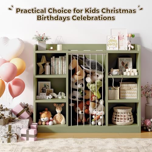 Toy Storage Organizer with 6 Cube, Stuffed Animal Storage - Image 7