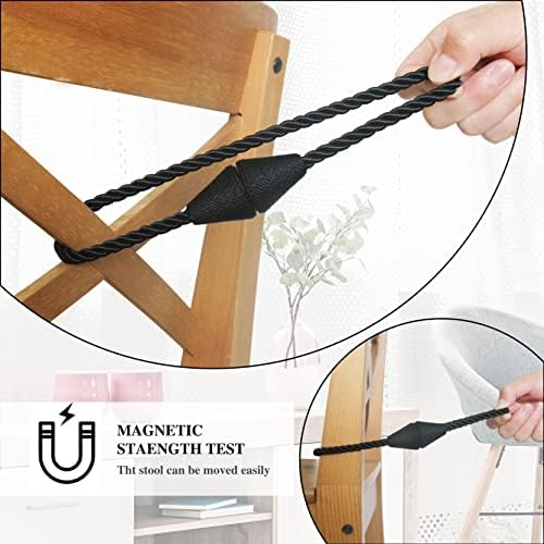 Magnetic Curtain Tiebacks Rope Decorative Holdbacks - Image 4