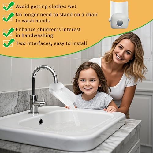 KOMIDK Faucet Extender for Bathroom Sink Faucet Extender - Image 7