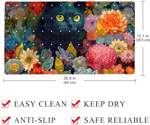Baby Bath Mat Non Slip 26.8"x15.1" Bathtub Mat - Image 4
