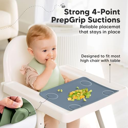 KeaBabies 2pk Silicone Placemats - Image 4
