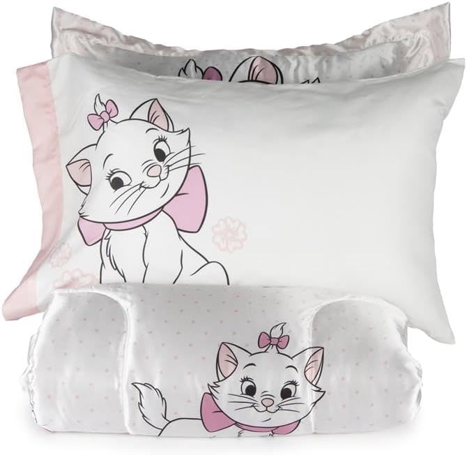 Disney Aristocats Marie Queen Comforter Set 7 Piece Kids Bedding - Image 5