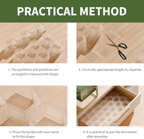Honeycomb Separator Adjustable Drawer Organizer Divider - Image 5