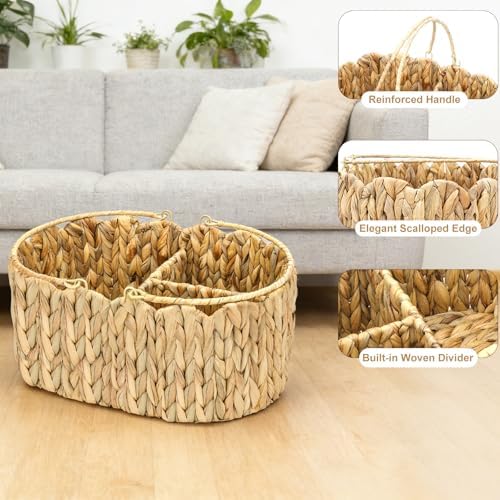 Water Hyacinth Diaper Caddy Organizer - Image 2