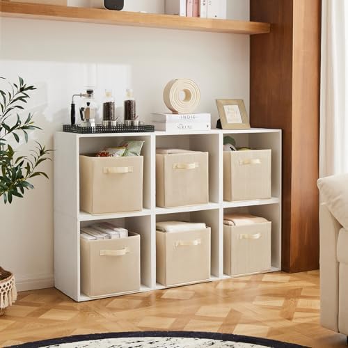 MAX Houser 6 Pack Foldable Fabric Storage Bins - Image 2