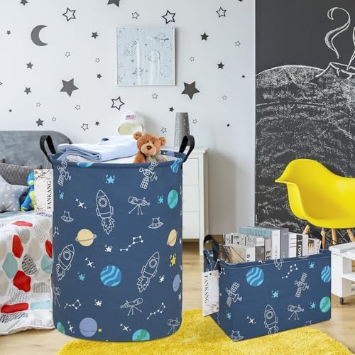 Storage Bin Foldable Nursery Organizer Basket Space - Image 6