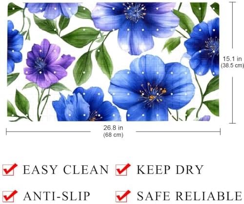 Bathtub Mat Non Slip 26.8x15.1In, Bathroom Decor PVC Shower Mats - Image 4