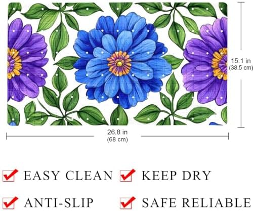 Non Slip Bathtub and Shower Mat 26.8x15.1 inch, Bath Mat - Image 4