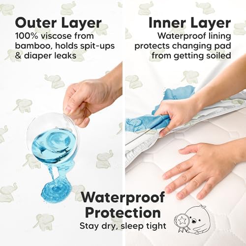 2-Pack Waterproof Changing Pad Covers, Baby Boy - Image 3