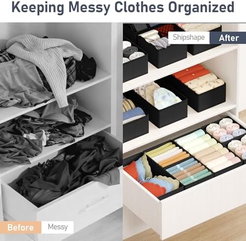 DIMJ Drawer Organizer Clothes Storage - Image 4