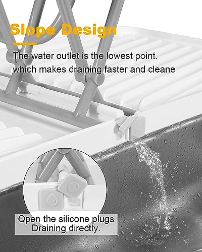 Baby Bottle Drying Rack with Tray and Drainer, Space Saving Bottle Drying Rack - Image 4